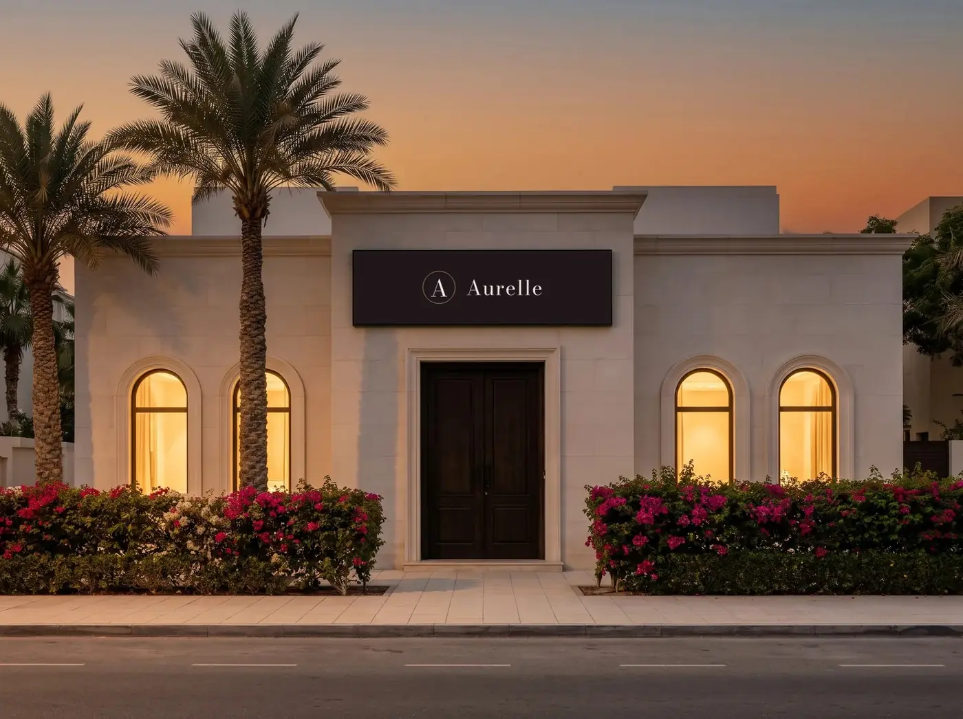 Aurelle: Shop sign