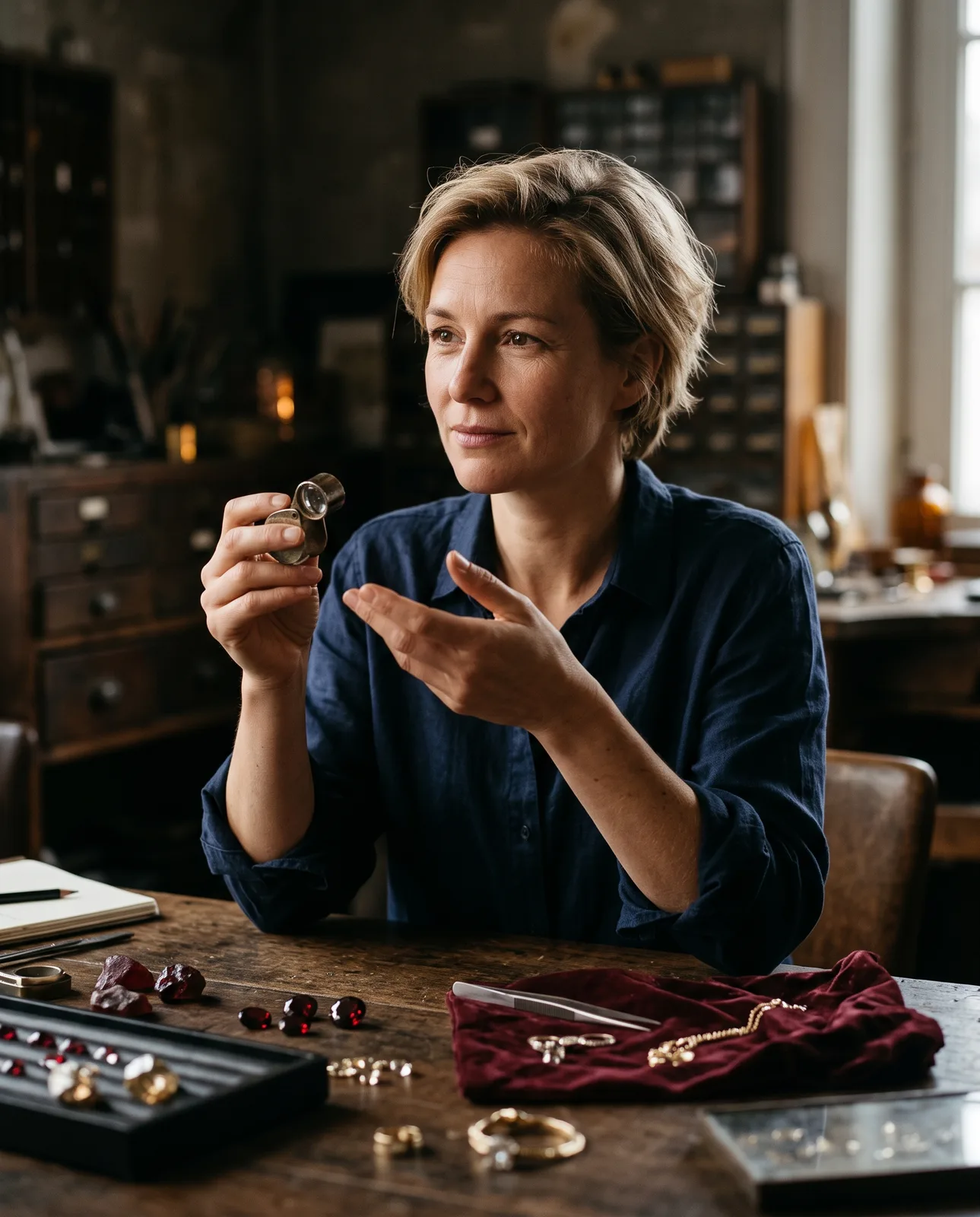 Anouk Peeters, gemmologist