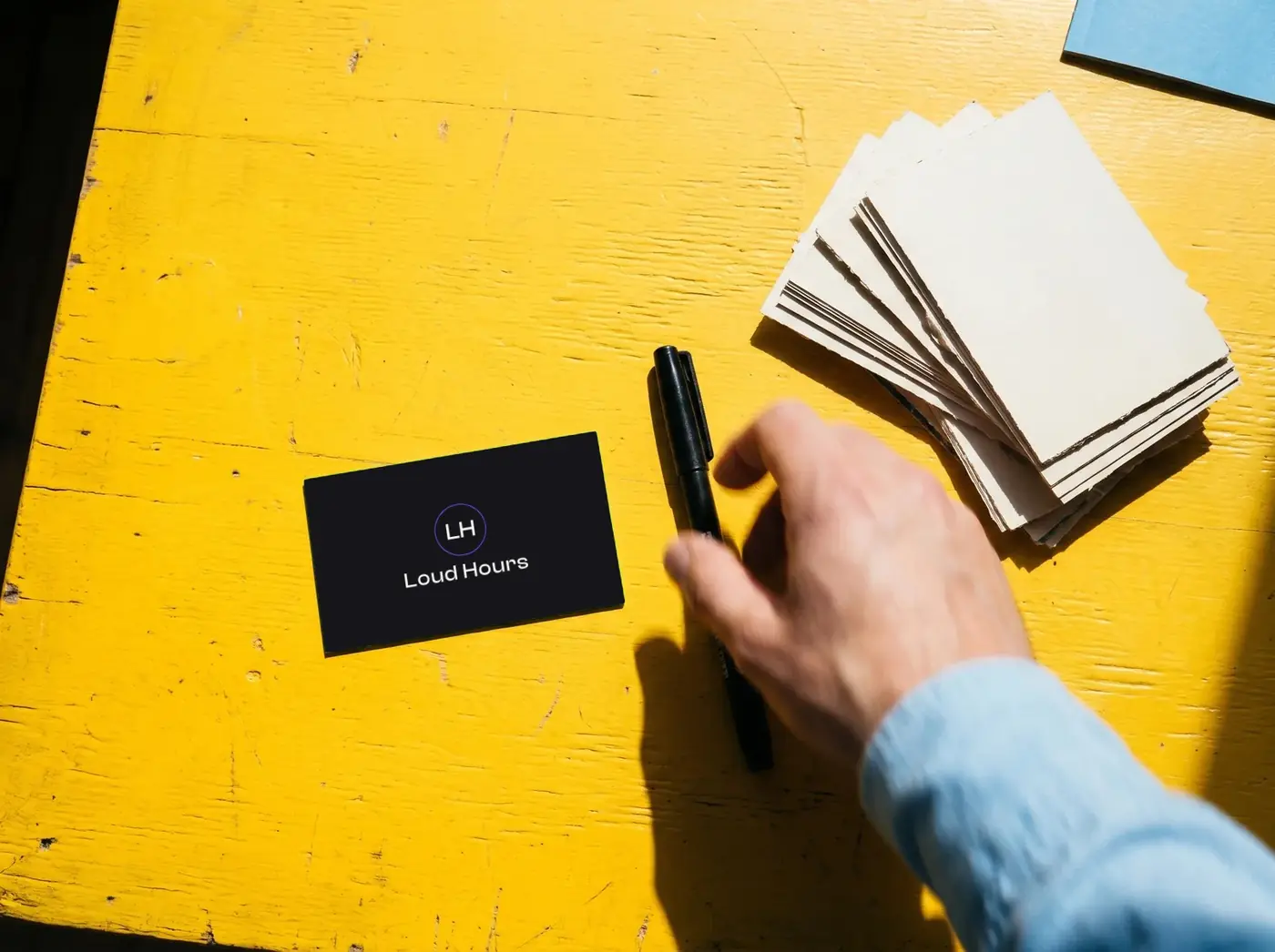 Loud Hours: Business card