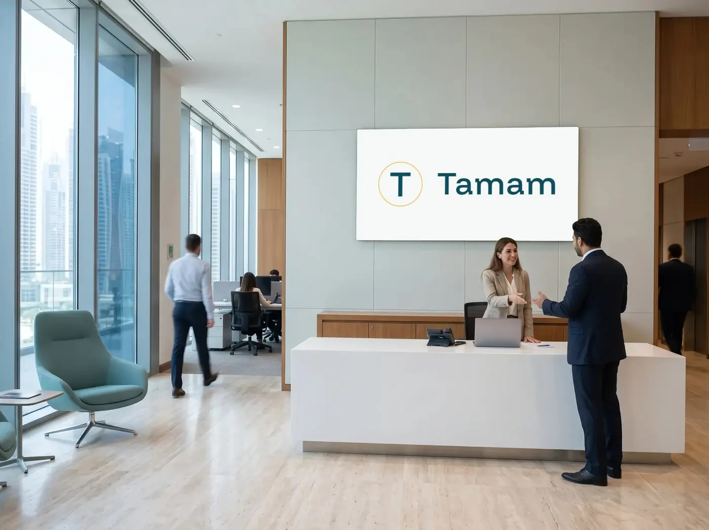Tamam: Reception sign